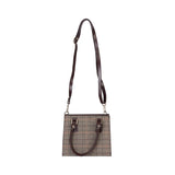 Ted check tote bag