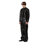 LEATHER BIKER JACKET