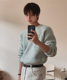 Claire V-neck Mohair Knit