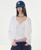 Cloud crop cardigan