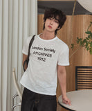 Saier Vintage Lettering Short Sleeve T-shirt