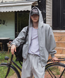 Jet Overfit Pile Hood Zip-Up