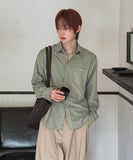Waylon Striped Pocket Long Sleeve Shirt