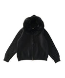 Blooming knit jacket