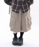 Big free cargo half pants