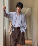 Peak Crop Striped Shirt