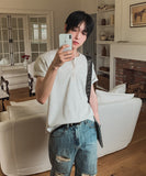 Modern Waffle Henry Short Sleeve T-shirt