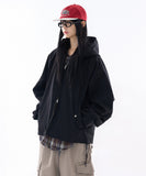 Mons hooded raglan short field jumper