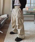 Paul Wide Cargo Cotton Pants
