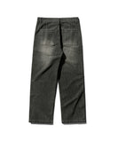 Ware Washed Denim Pants Deep Gray