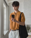 Cornell Waffle Collar Short Sleeve Knit