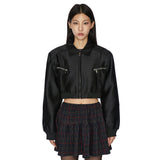 Touch collar jacket