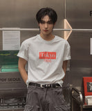Tokyo Print Crop Short Sleeve T-shirt
