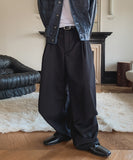 Noven Dart Pintuck Wide Slacks