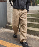 Fielden Plate Zipper Wide Pants