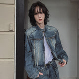 Rundy Dekki Biker Denim Jacket