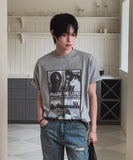 Freeze Overfit Printing Short Sleeve T-shirt