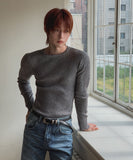 Sailon Ribbed Raglan Muscle Fit Knit