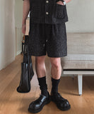 Lione Tweed Half Pants