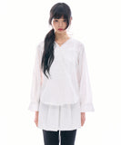 Fleur sheer lace blouse