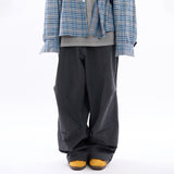 Senj over parachute snap denim pants