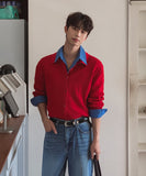 Carnel Mild Collar Knit Cardigan