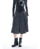 Yuna frill bermuda shorts