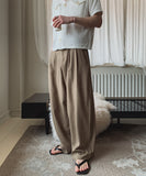 Marlon Two-Tuck Curved Slacks
