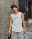 Triple Stud Ribbed Sleeveless Top