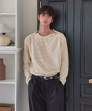 Rubber Velour Double Henley Neck Knit