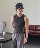 Ruda Pigment Ribbed Sleeveless