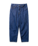 Washed Tapered Denim Pants