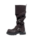 usk Strap Slouched Boots