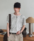 Sein Pigment Henley Neck Short Sleeve T-shirt