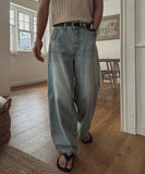 Ice Curved Wide Denim