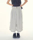 Pie check capri bermuda pants