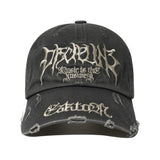 Pointed Damage Ball Cap