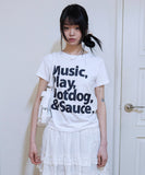 Hotdog printing regular tee