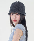 Pearl knit bucket hat
