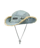 Western Denim Fringe Hat