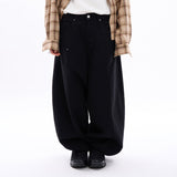 Mossman balloon over wide cotton pants