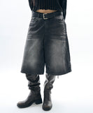 Brann denim bermuda pants