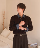 [UL] Mua Cable Henley Neck Basic Knit