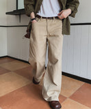 Nero Panel Cotton Wide Pants
