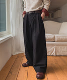 Keito Two-Tuck Wide Slacks