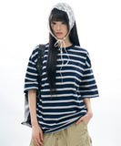 Javel stripe loose tee
