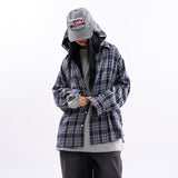 Elvin over check shirt