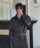 Locke Satin Tie Shirt