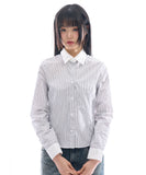 Caelum collar striped shirt