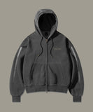 Track Line Pigment Hood Zip Up